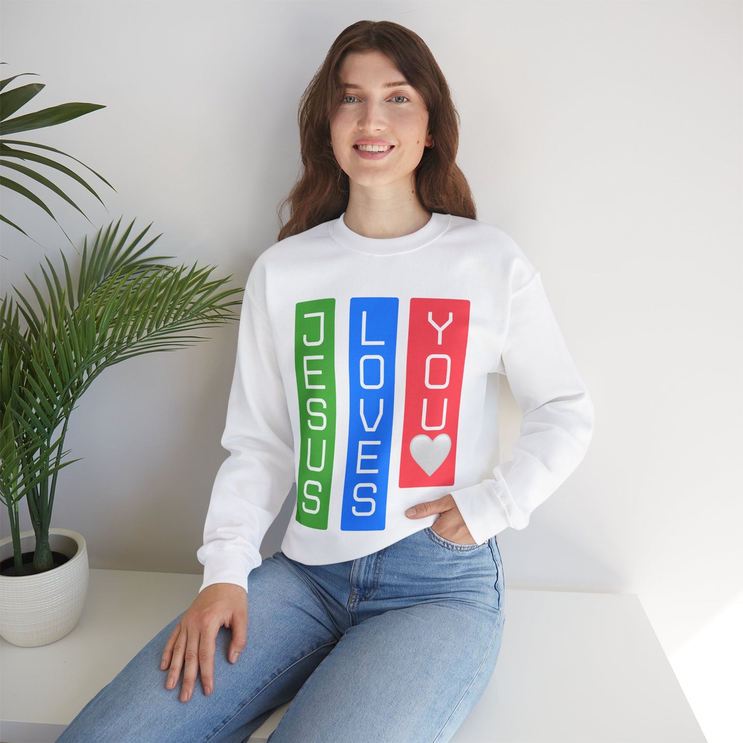 LOVE - Adult Unisex Crewneck Sweatshirt