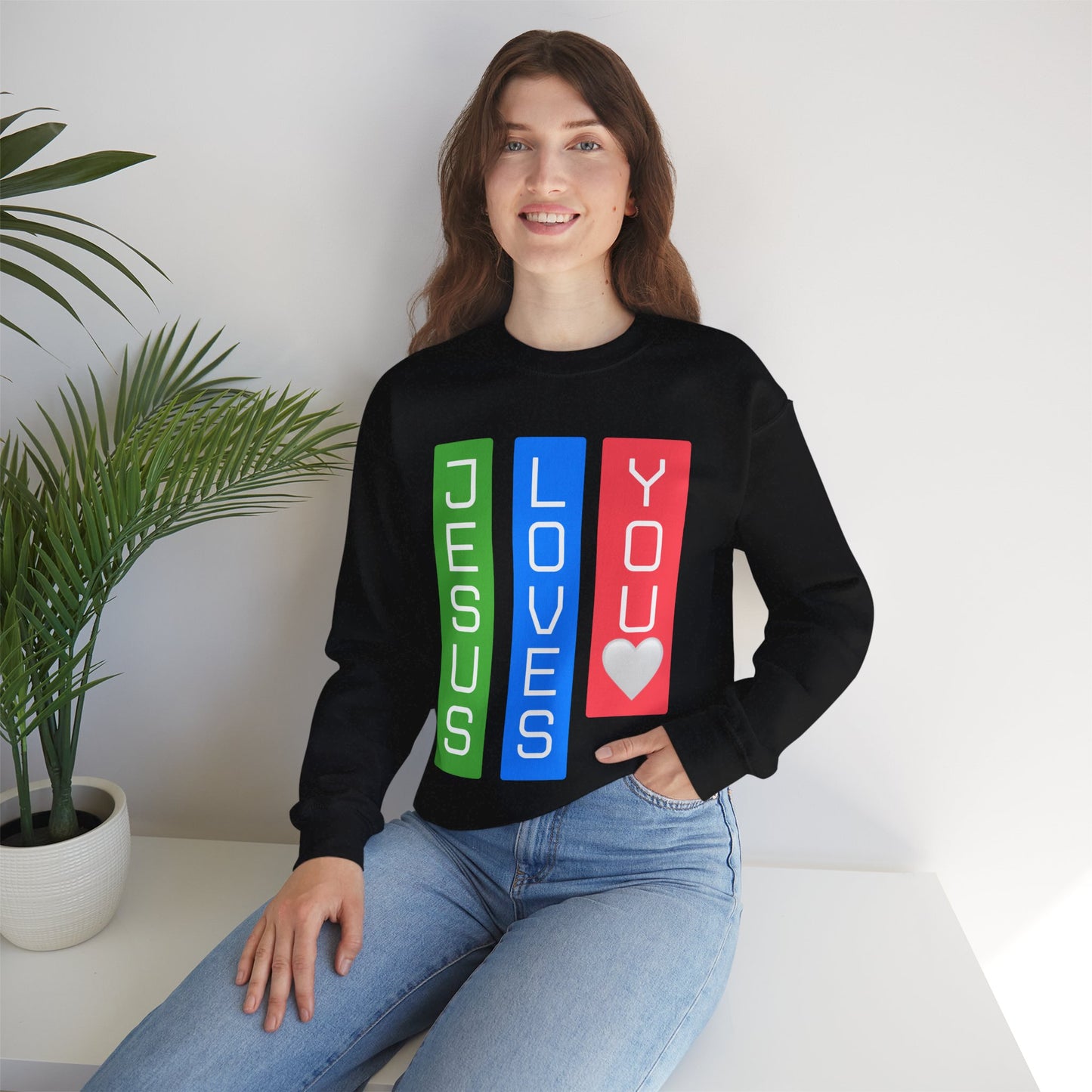 LOVE - Adult Unisex Crewneck Sweatshirt