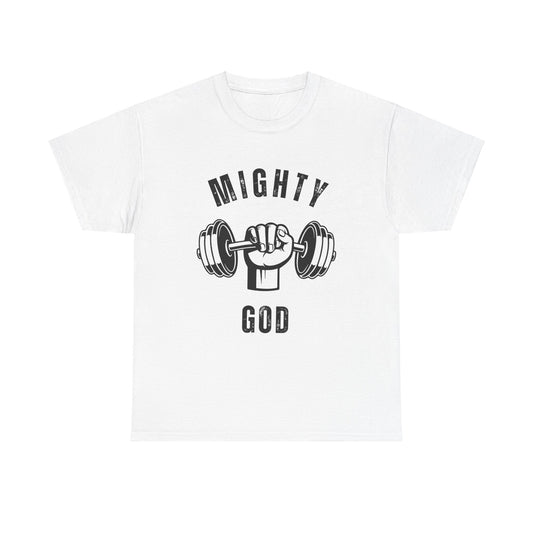 MIGHTY GOD - Adult Unisex Cotton Tee