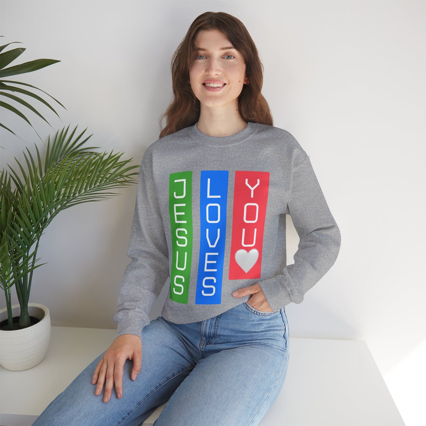 LOVE - Adult Unisex Crewneck Sweatshirt