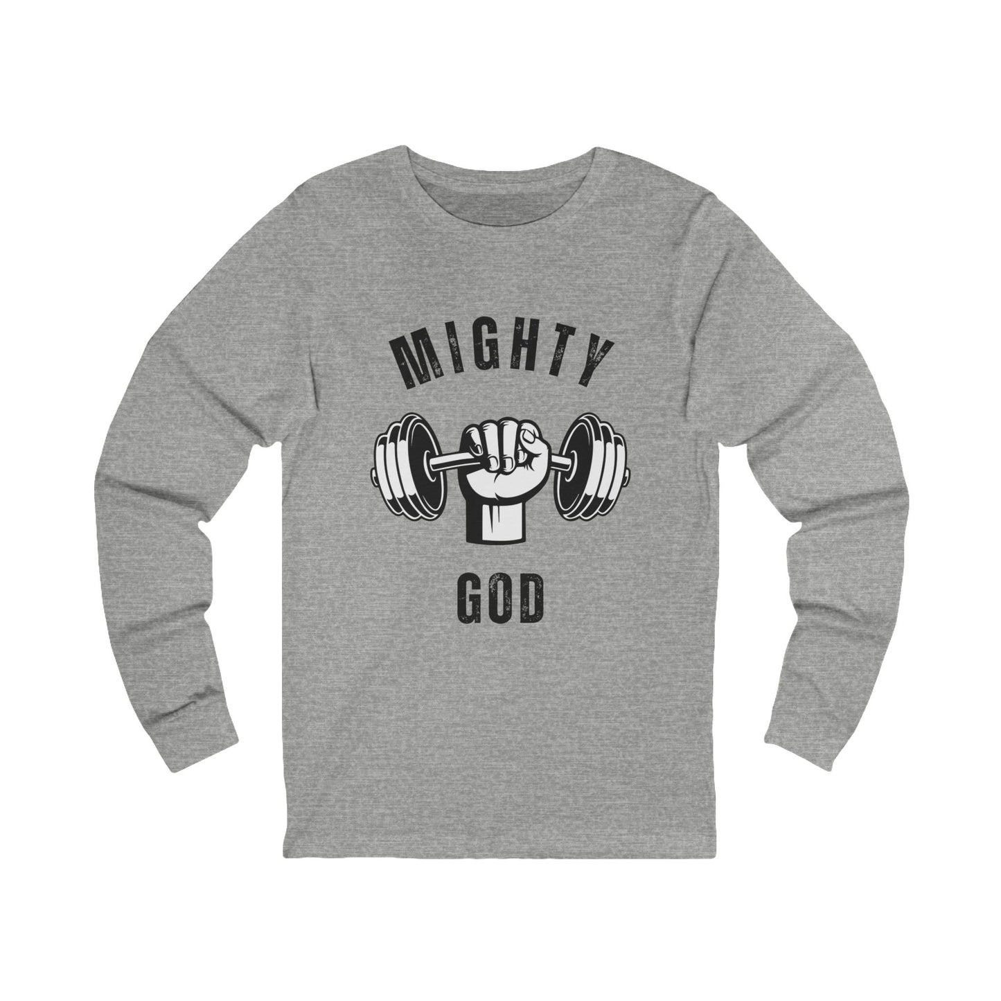 MIGHTY GOD - Adult Unisex Long Sleeve Tee